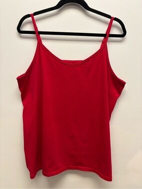 4 for $25 ❤️ Penningtons Bright Red Cotton Blend Cami | Size 3X ❤️